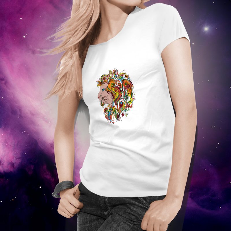 Ženska majica lev
